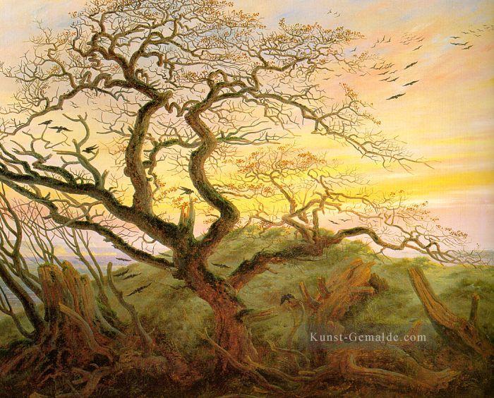 Der Baum der Krähen Romantische Landschaft Caspar David Friedrich Ölgemälde